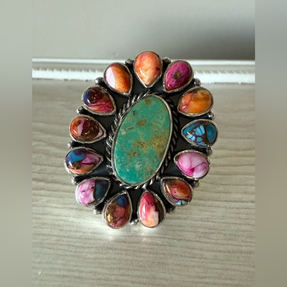 Goldie Lew Mella Ring Turquoise - Picture 3 of 5